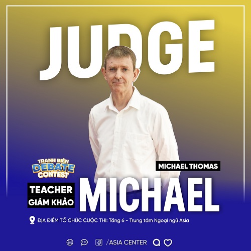 Teacher Michael - Tổ trưởng Tổ giáo viên nước ngoài